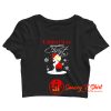 Snoopy And Charlie Christmas Begins With Christ Crop Top Shirt