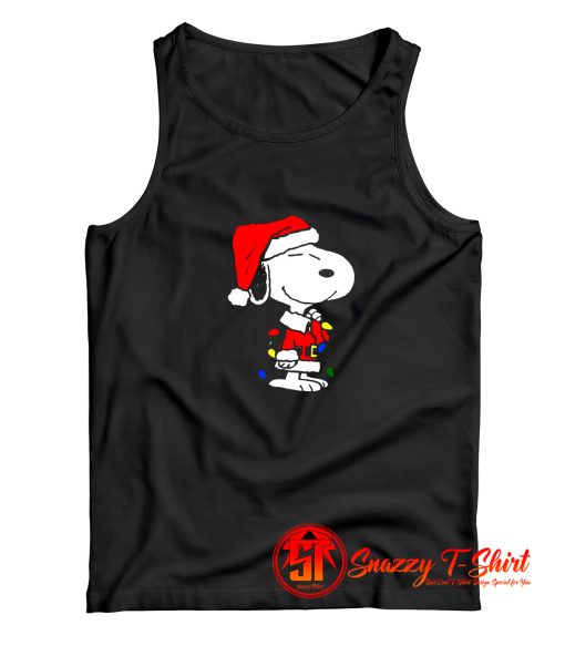 Snoopy Christmas Santa Xmas Tank Top