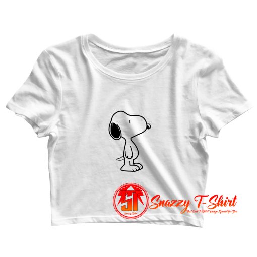 Snoopy Crop Top Shirt