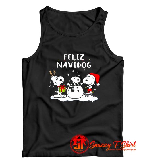 Snoopy Feliz Navidog Tank Top