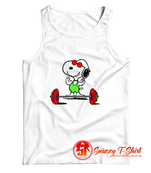 Snoopy Gym Gifts For Adults Funny Snoopy Tank Top