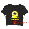 Snoopy Halloween Flying Dallas Cowboys Crop Top Shirt