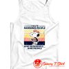 Snoopy I hate morning people Tank Top