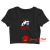 Snoopy Not A Morning Person Crop Top Shirt