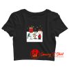 Snoopy and Charlie Brown Christmas Crop Top Shirt