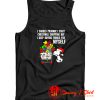 Snoopy and woodstock christmas shopping Tank Top