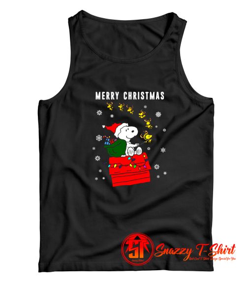 Snoopy christmas fly Tank Top