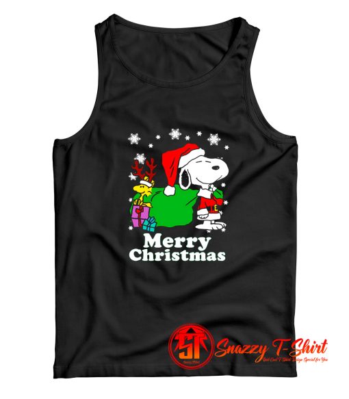 Snoopy woodstock christmas Tank Top