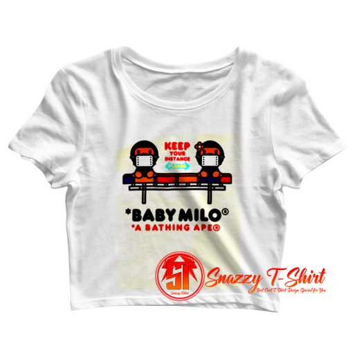 Social Distance Baby Milo Crop Top Shirt