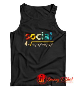 Social Distance Formula Math Tank Top