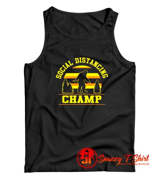 Social Distancing Funny Tank Top