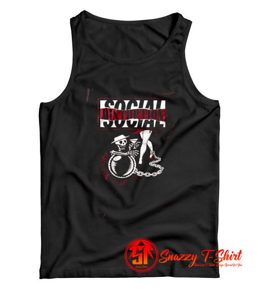 Social Distortion Ball and Chain Tour Tank Top