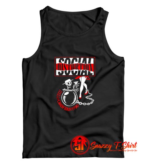 Social Distortion Graphic Tank Top