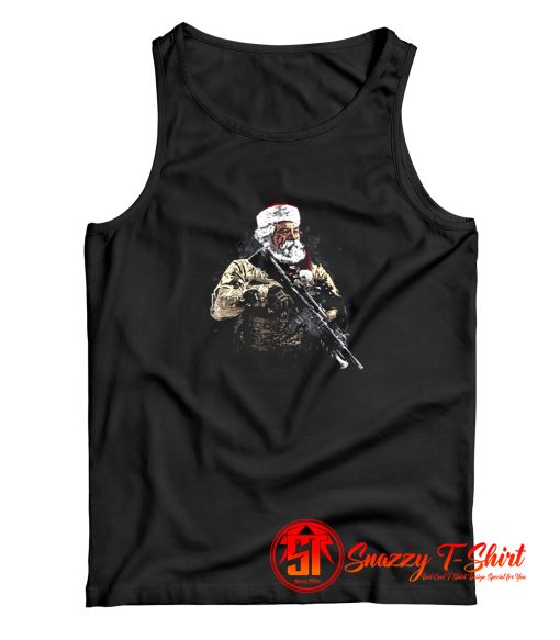 Soldier Santa Tank Top