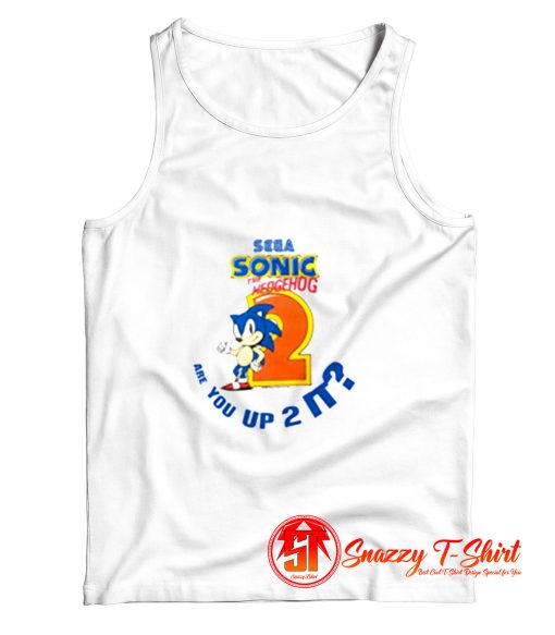 Sonic 2 Sega Genesis Sonic The Hedgehog 90s Tank Top