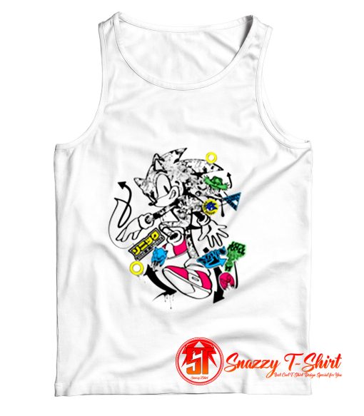 Sonic the Hedgehog Graffiti Tank Top