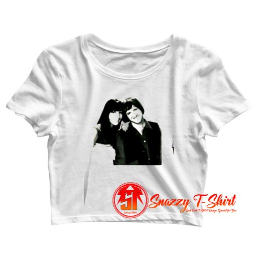 Sonny and Cher Photo Crop Top Shirt