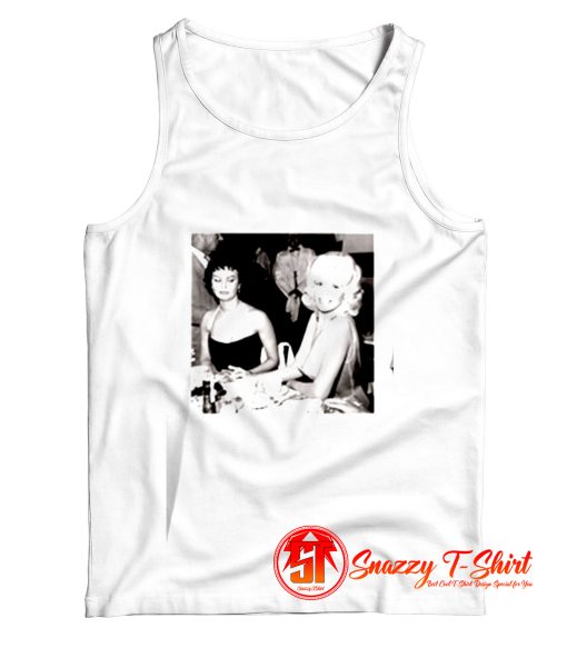 Sophia Loren Staring at Jayne Mansfields Boobs Photo Tank Top