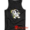 Space Astronaut Boombox Tank Top