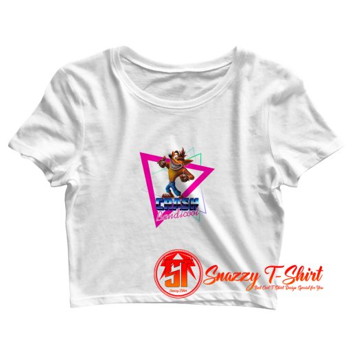 Special of Crash Bandicoot Playstation Gaming Crop Top Shirt