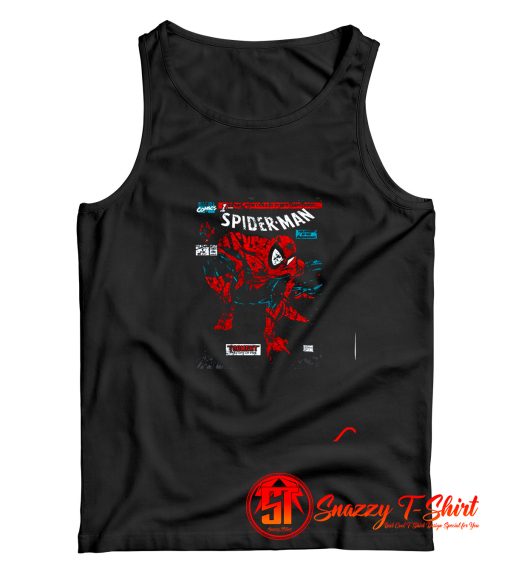 Spiderman Comic Book Tank Top