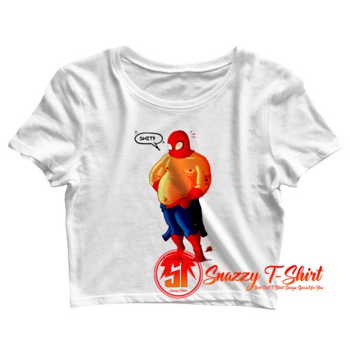 Spiderman Marvel Hero Crop Top Shirt