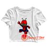 Spiderman Marvel Hero Superhero Crop Top Shirt