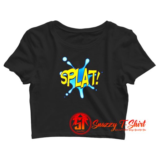 Splat Crop Top Shirt