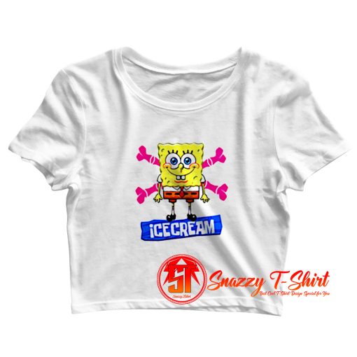 Spongebob Squarepants x BBC Ice Cream Crop Top Shirt