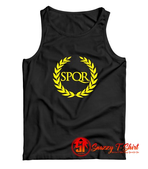 Spqr Shirt Purple I Senatus Populus Que Tank Top