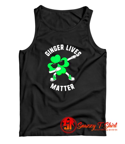 St Patricks Day Ginger Lives Matter Tank Top