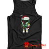 Star Wars Boba Santa Hat Cartoon Christmas Tank Top