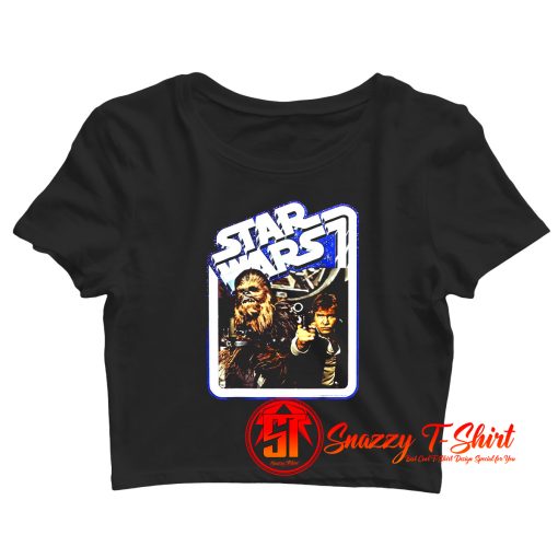 Star Wars Chewbacca And Han Solo Crop Top Shirt