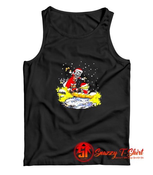 Star Wars Jango Fett And Yoda Christmas Tank Top