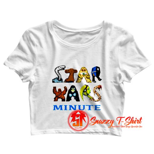 Star Wars Minute Character Logo Crop Top Shirt