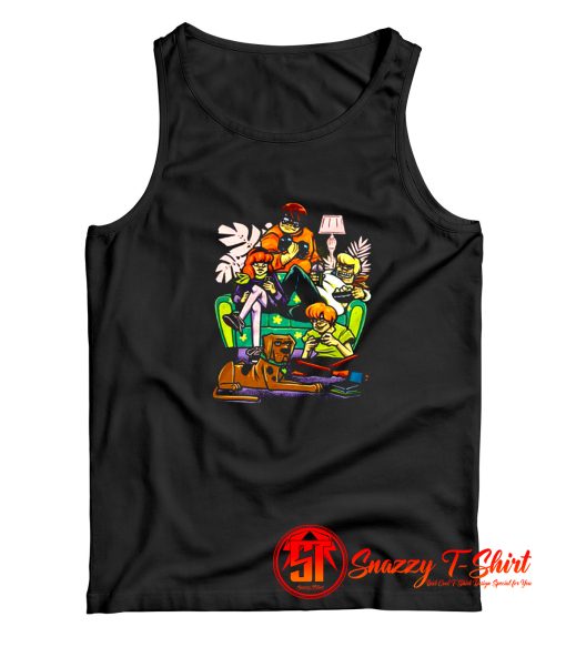 Stay Home Squad Scooby Doo Social Distancing Tank Top