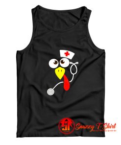 Stethoscope Happy Thanksgiving Tank Top