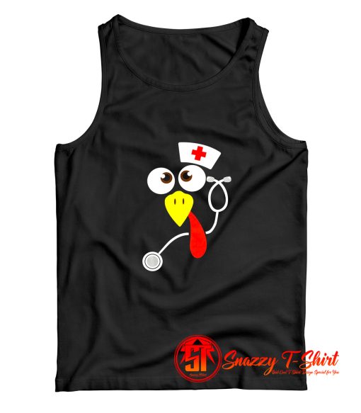 Stethoscope Happy Thanksgiving Tank Top