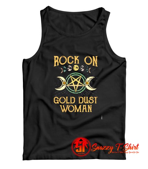 Stevie Nicks Rock On Gold Dust Woma Tank Top