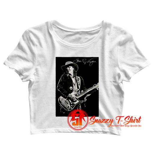 Stevie Ray Vaughan Music Crop Top Shirt