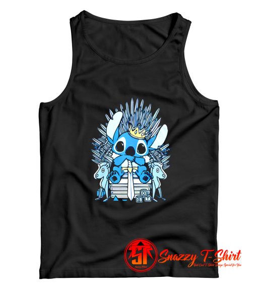 Stitch King Game of Thrones Parody Tank Top