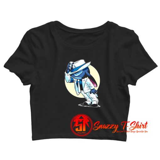 Stitch Parody Michael Jackson Crop Top Shirt