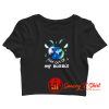 Stitch Stay Out Of My Bubble Crop Top Shirt