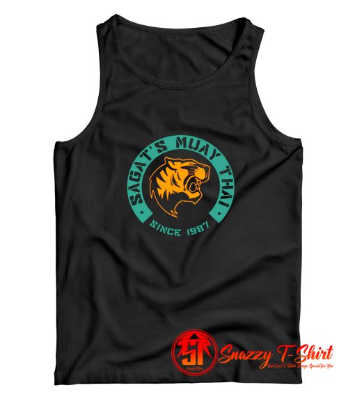 Street Fighter Sagat Muay Thai Since 1987 Tank Top