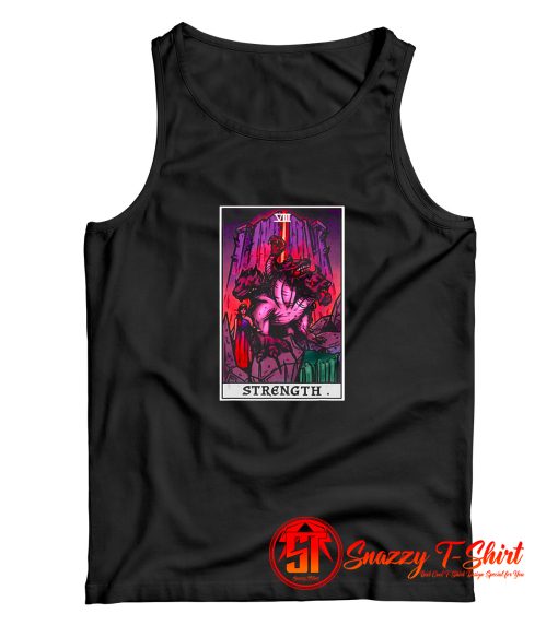 Strength Tarot Card Halloween Tank Top