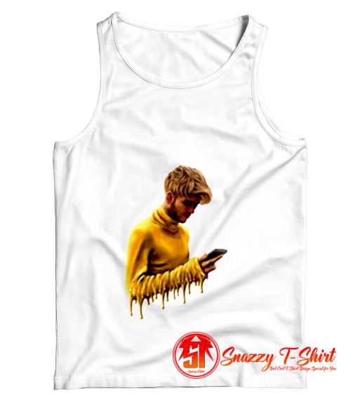 Stylized lil peep drawing Tank Top