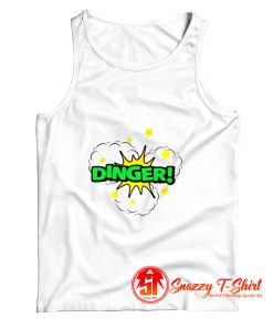 Sublimation design Dinger baseball softball Tank Top