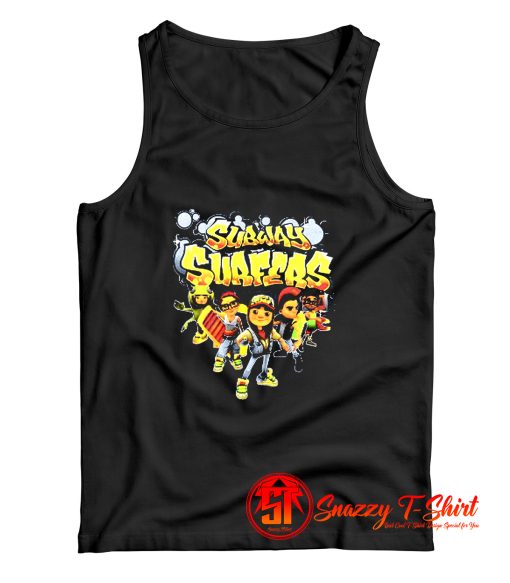 Subway Surfers Logo Game Retro Gaming Tank Top