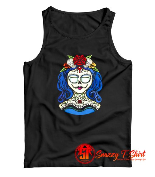 Sugar Skull Dia De Muertos Tank Top