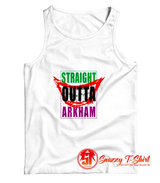 Suicide Squad Joker Straight Outta Arkham Tank Top